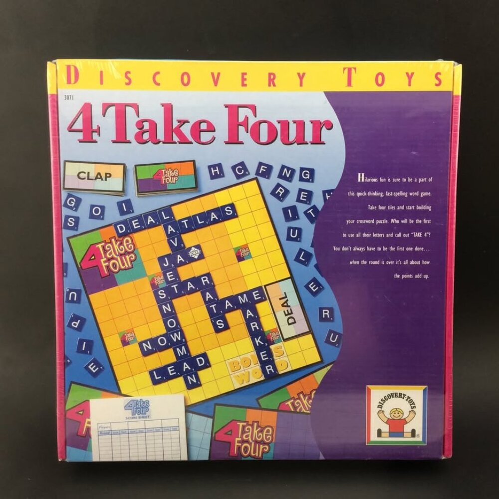 Discovery Toys 3071 4 Take Four Spelling Crossword Game Teacher Homeschool